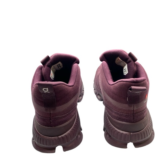 On Running Burgundy Athletic Shoes - Picture 8 of 13